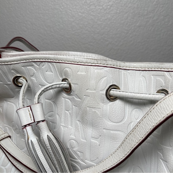Dooney & Bourke DB Retro White Drawstring Bag - Picture 6 of 16